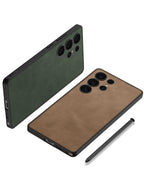 Samsung Galaxy S25 / Ultra– Matte Leather Ultra Thin Cover & Case