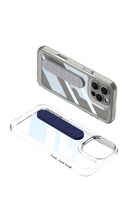 Apple iPhone 16 / Plus / Pro / Pro Max – Transparent with Wrist Band Cover & Case