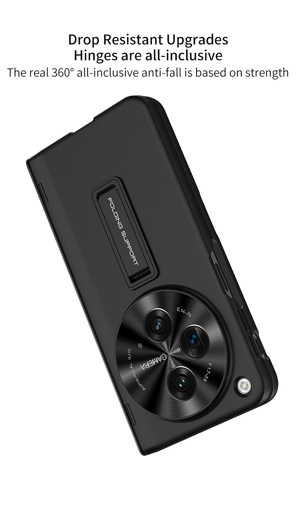 OnePlus Open – Magnetic Cover with Hinge Protection + Kickstand Cover & Case