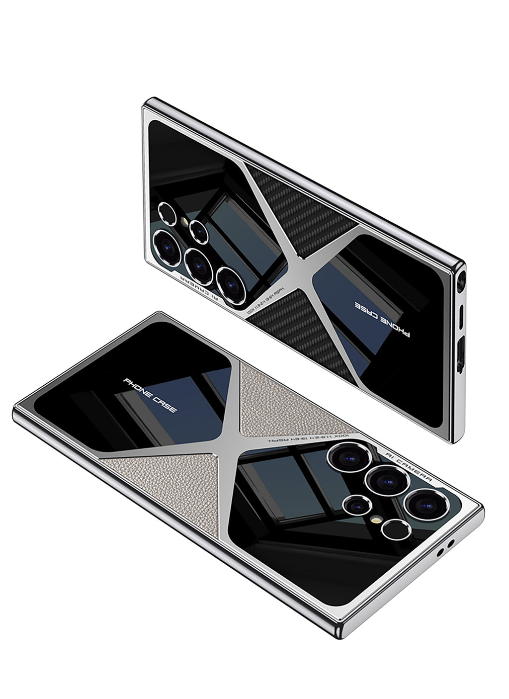 Samsung S24 Ultra Case – Electroplated PU Leather Cover & Case