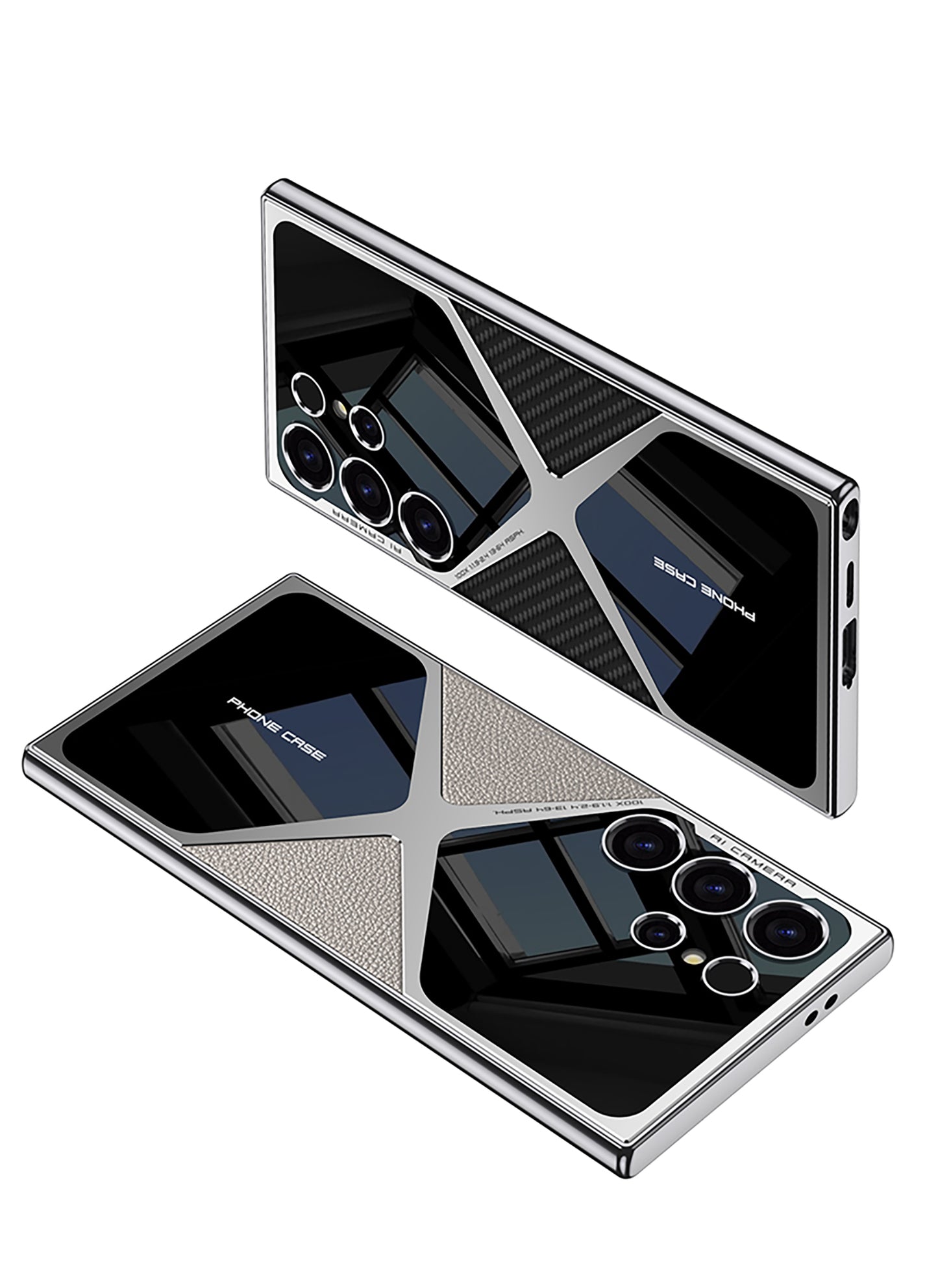 Samsung S24 Ultra Case – Electroplated PU Leather Cover & Case