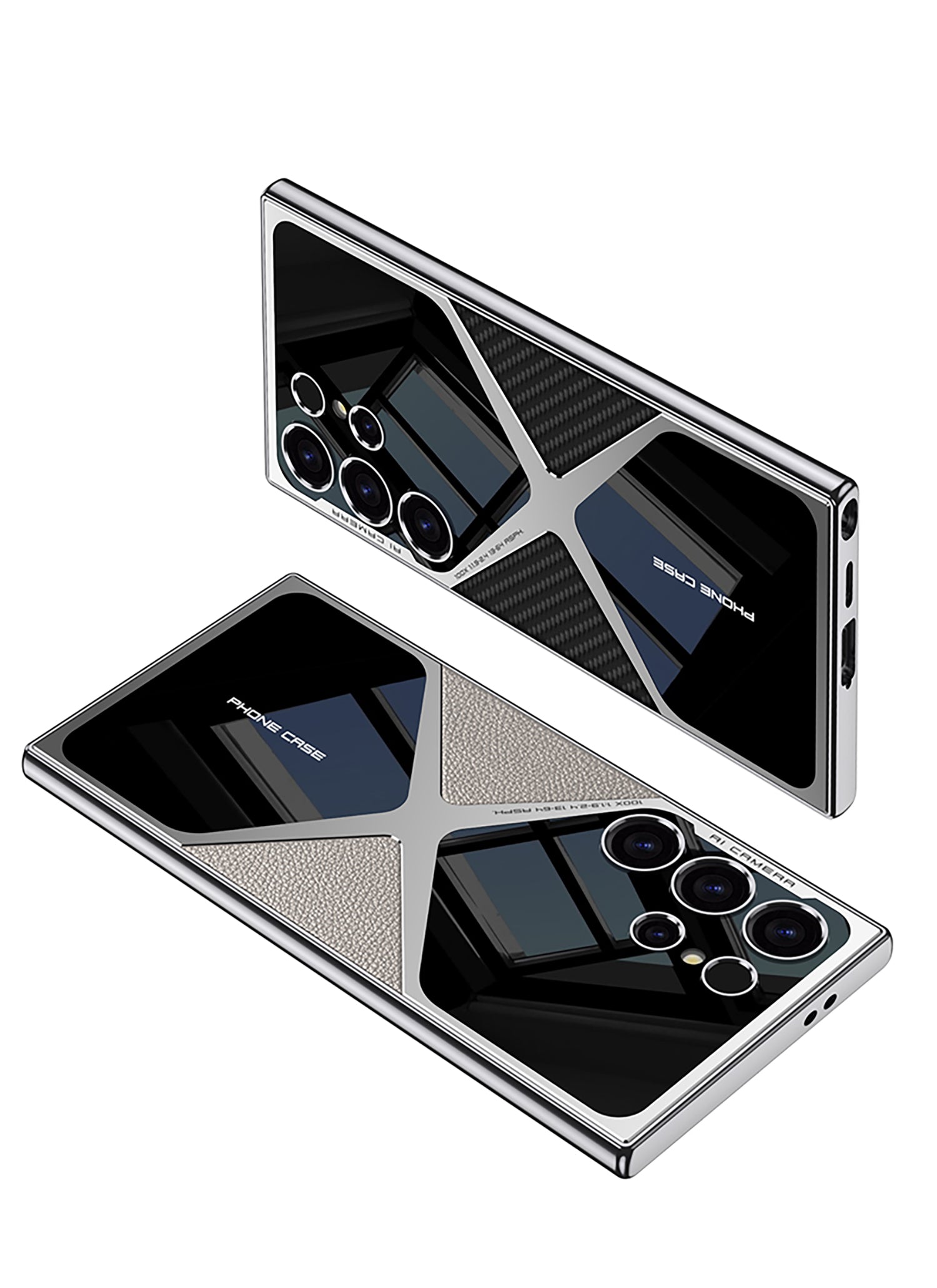 Samsung S24 Ultra Case – Electroplated PU Leather Cover & Case