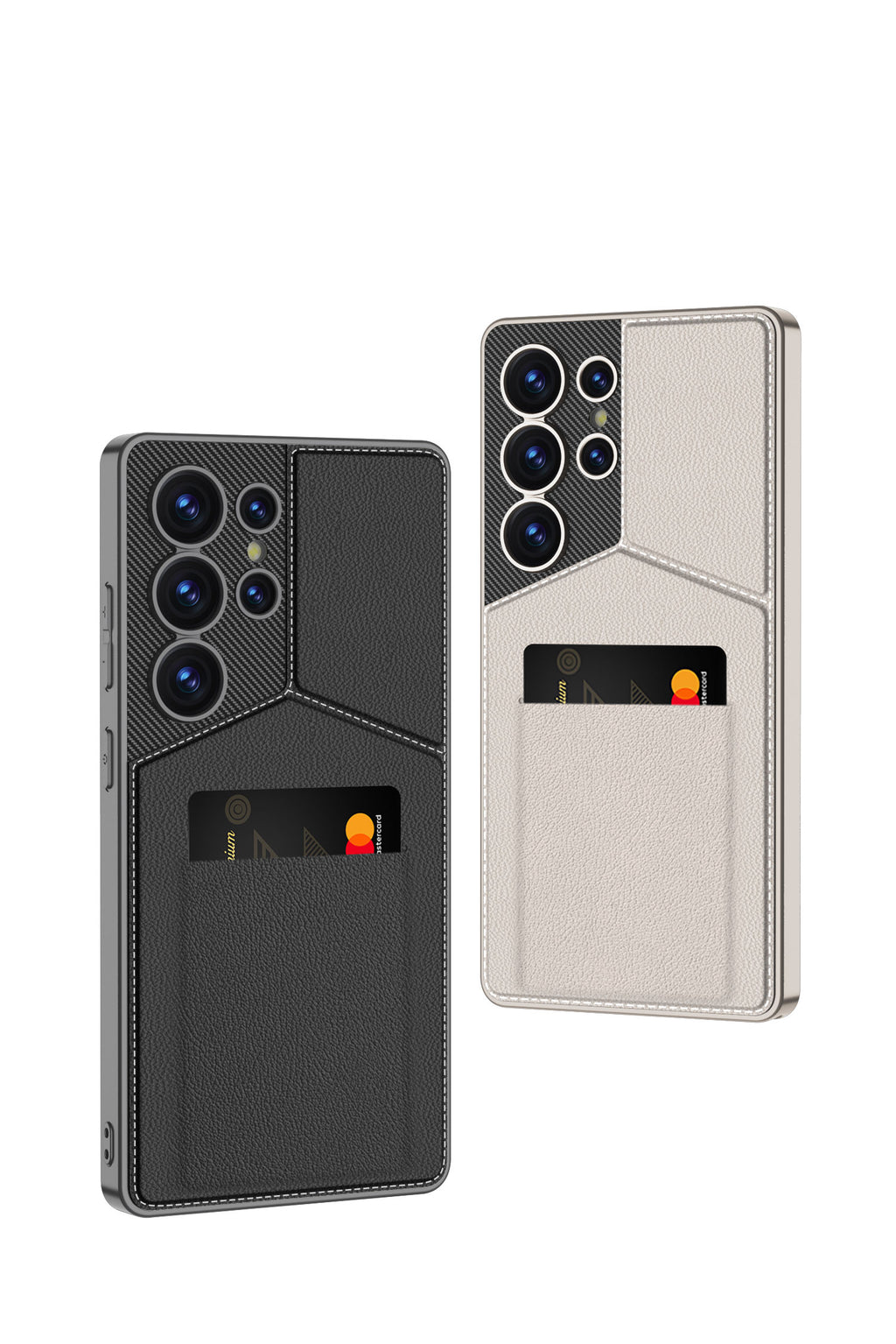 Samsung Galaxy S25 / Ultra– Rotor Stand Card Bag Cover & Case