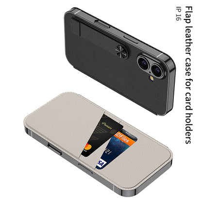 Apple iPhone 16  / Plus / Pro / Pro Max – Sheath Card Holder Cover & Case