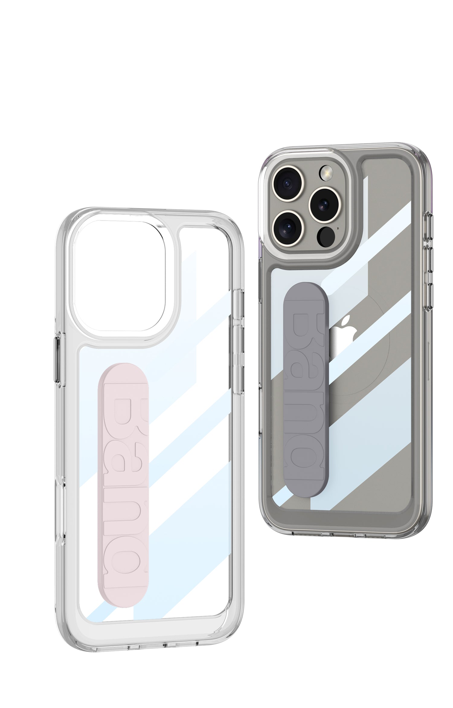 Apple iPhone 16 / Plus / Pro / Pro Max – Transparent with Wrist Band Cover & Case