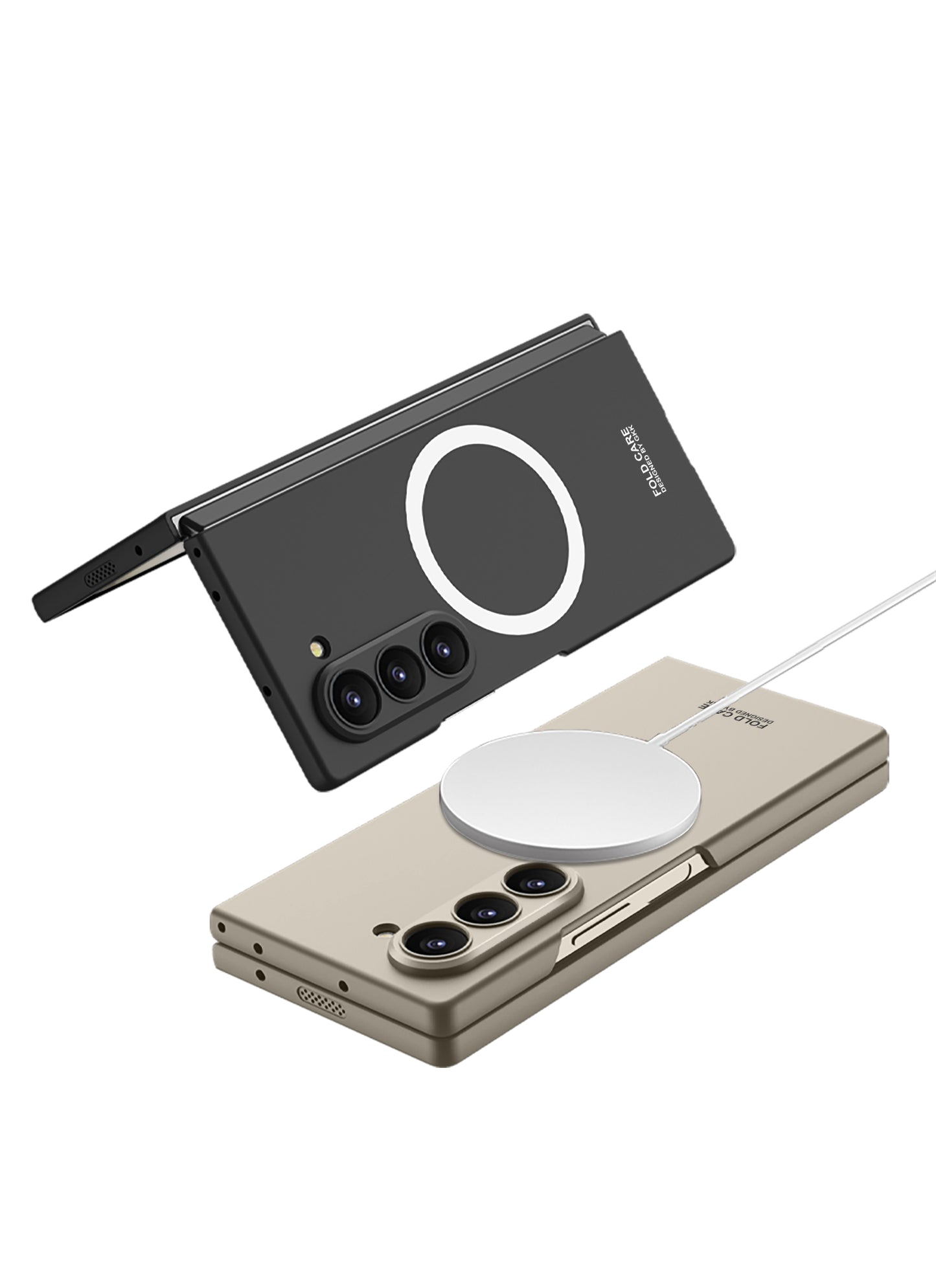 Galaxy Z Fold 6 – Ultra-Thin with Built-In Magnet Cover & Case