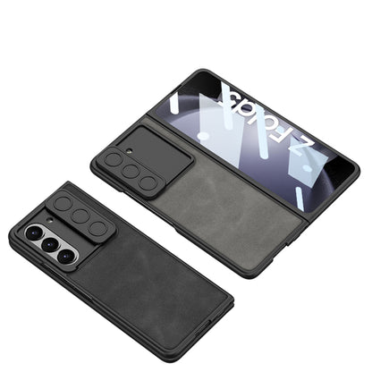 Galaxy Z Fold 5 – Leather Glass Slide Cover & Case