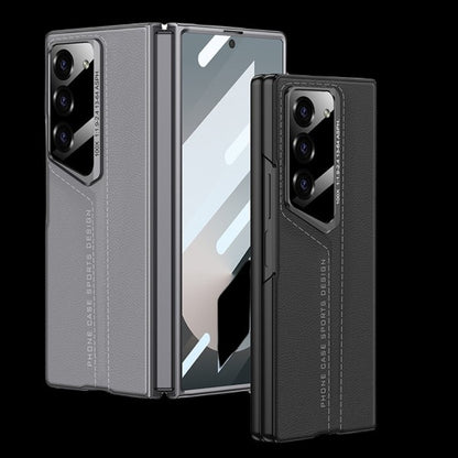 Galaxy Z Fold 6 – Ultra-Thin Blade PU Leather Cover & Case