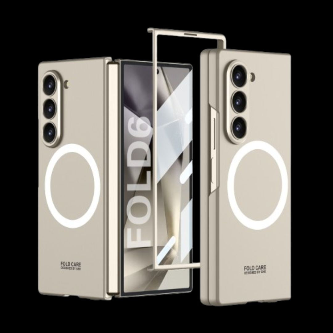 Galaxy Z Fold 6 – Ultra-Thin with Built-In Magnet Cover & Case
