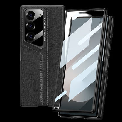 Galaxy Z Fold 6 – Ultra-Thin Blade PU Leather Cover & Case