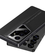 Samsung Galaxy S25 Ultra – Leather Blade Slim Hard Back Cover & Case