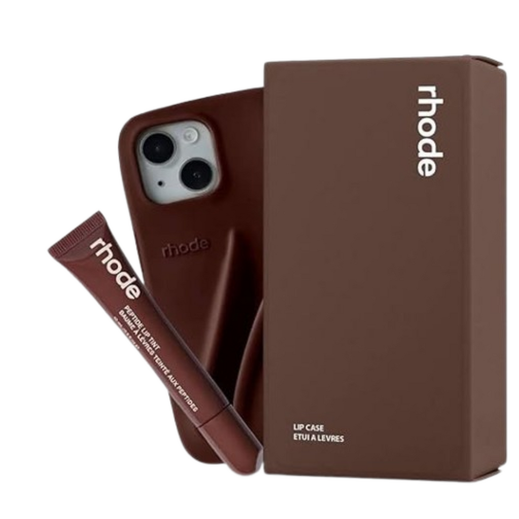 Apple iPhone 14 – Silicone Phone Cover with Built-in Lip Tint Holder