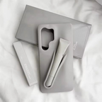 Samsung Galaxy S23 Ultra – Silicone Phone Cover with Built-in Lip Tint Holder