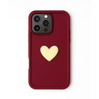 Apple iPhone 15 / Pro / Pro Max - Soft Silicone Back Cover with 3D Heart Design Back Cover & Case