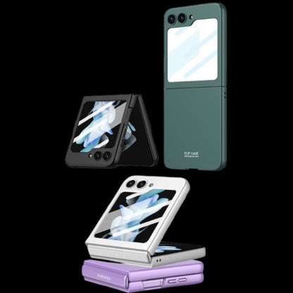 Galaxy Z Flip 6 – Ultra-Thin PC + Glass Cover & Case