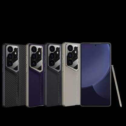 Samsung Galaxy S25 Ultra – Leather Blade Slim Hard Back Cover & Case