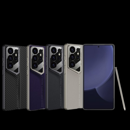 Samsung Galaxy S25 Ultra – Leather Blade Slim Hard Back Cover & Case