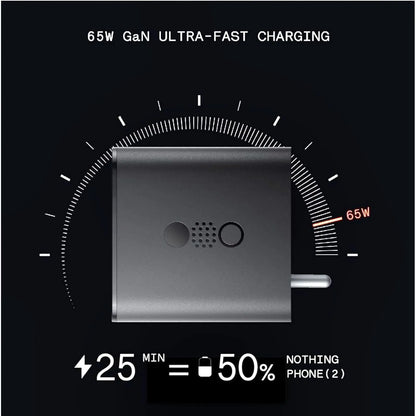 Nothing 65W Type A and Type C 3-Port Fast Charger