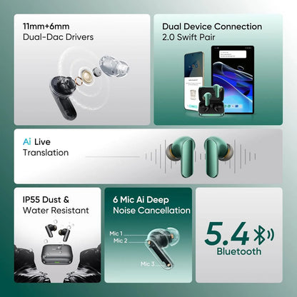 realme Buds Air 7 Pro TWS Earbuds with Active Noise Cancellation