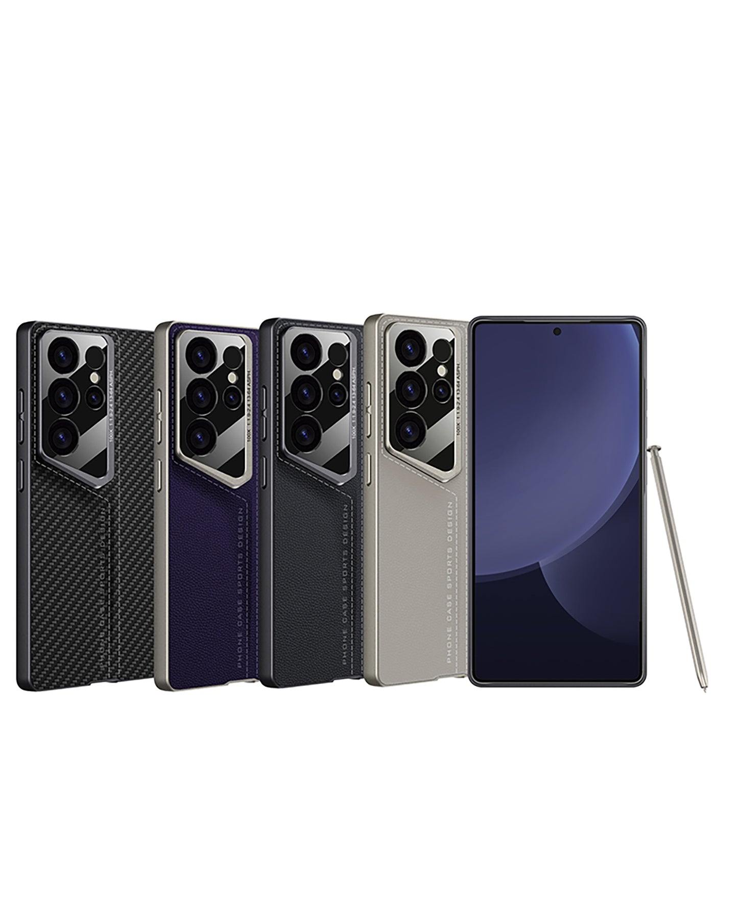 Samsung Galaxy S25 Ultra – Leather Blade Slim Hard Back Cover & Case