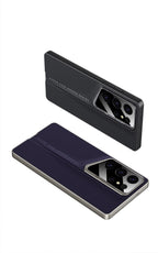 Samsung Galaxy S25 Ultra – Leather Blade Slim Hard Back Cover & Case