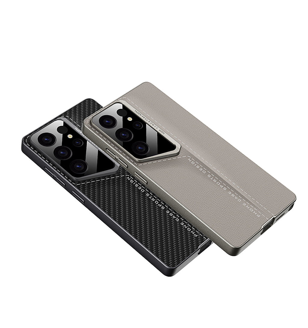 Samsung Galaxy S25 Ultra – Leather Blade Slim Hard Back Cover & Case