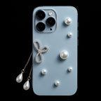 Apple iPhone 14 – Diamond Velvet stud Back Cover & Case