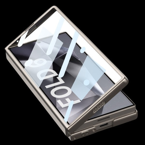 Galaxy Z Fold 6 – Thin PC + Glass + Slide Cover & Case