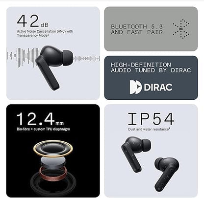CMF by Nothing Buds 42 dB ANC, Ultra Bass Technology, 35.5 Hrs Playtime Bluetooth