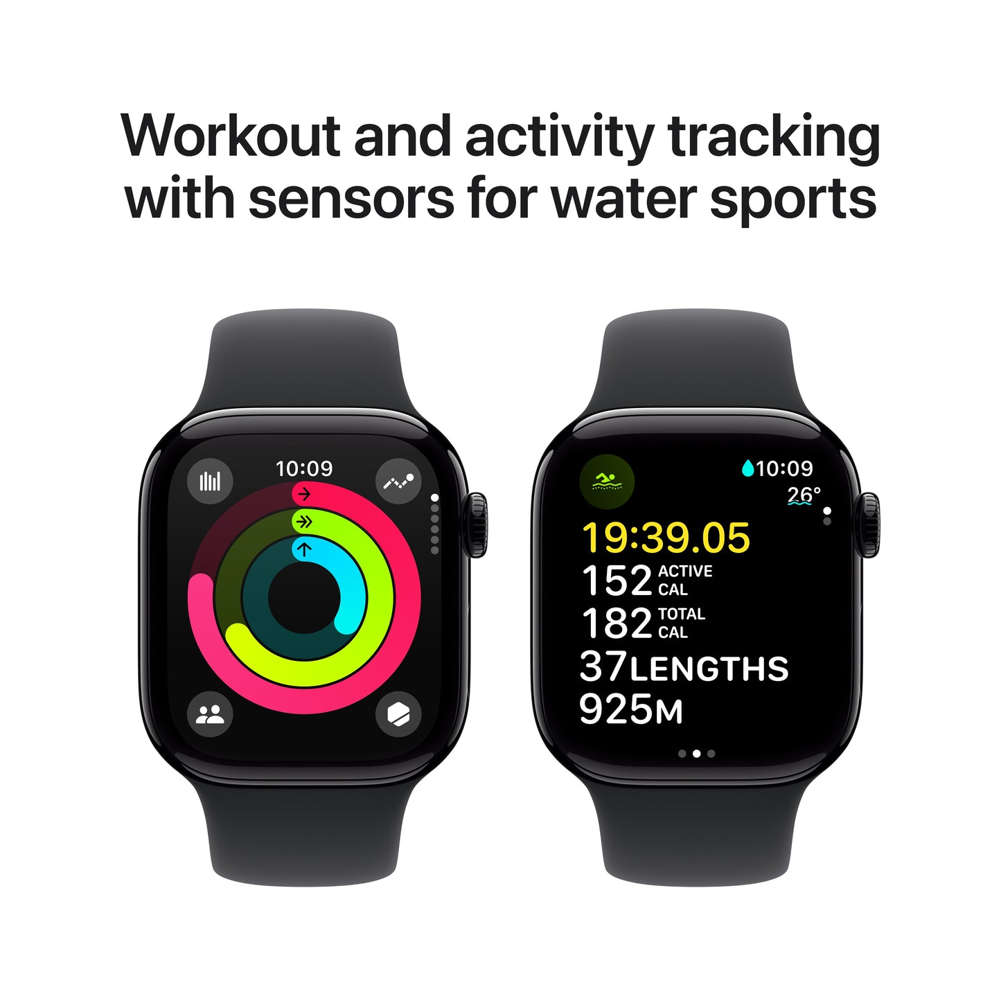 Apple Watch Series 10 - With 42 MM Black Sport Band