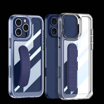 Apple iPhone 16 / Plus / Pro / Pro Max – Transparent with Wrist Band Cover & Case
