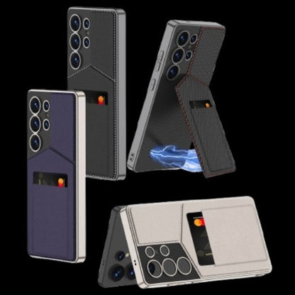 Samsung Galaxy S25 / Ultra– Rotor Stand Card Bag Cover & Case