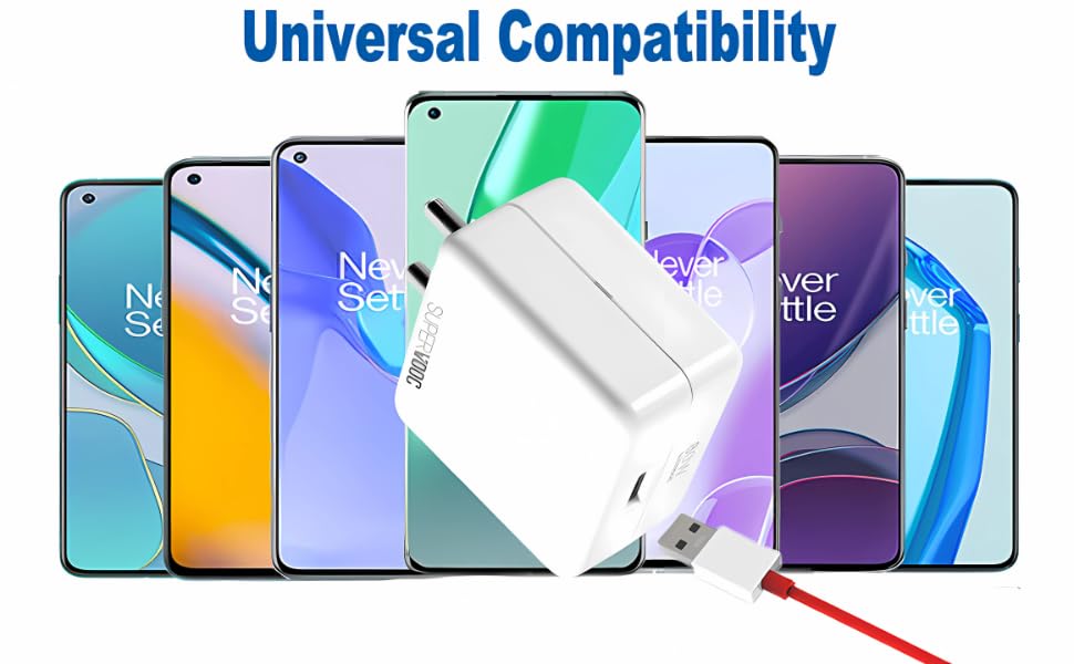 SuperVOOC 80W Fast Charging Adapter and Cable Set