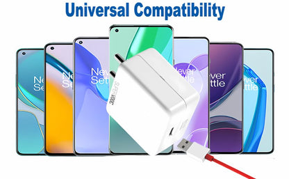 SuperVOOC 80W Fast Charging Adapter and Cable Set