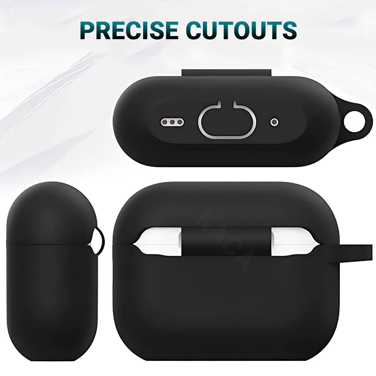Silicone Airpods Case With Key Chain