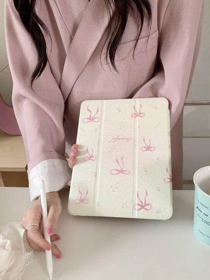 Pink Bow iPad Case – Soft Girl Aesthetic