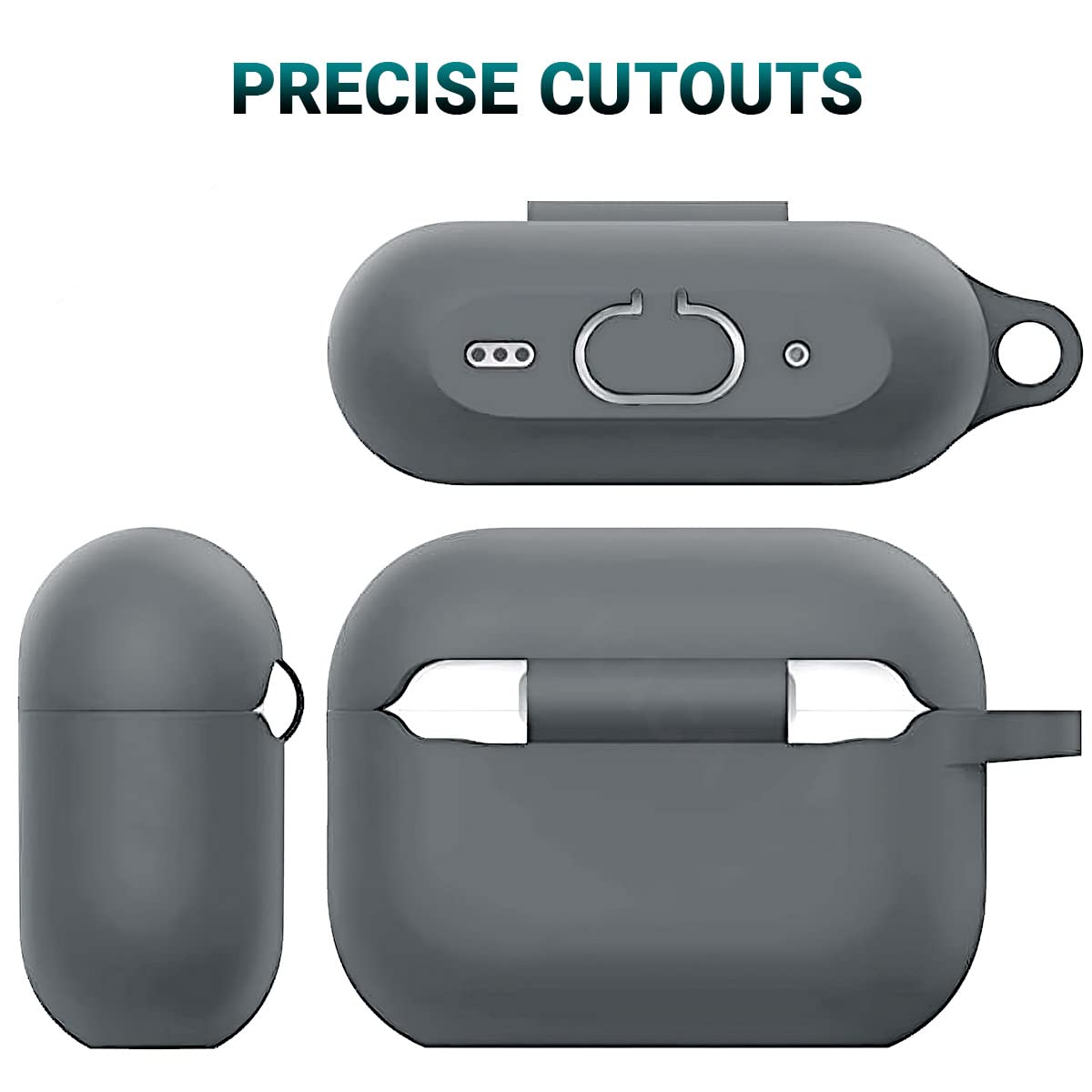 Silicone Airpods Case With Key Chain