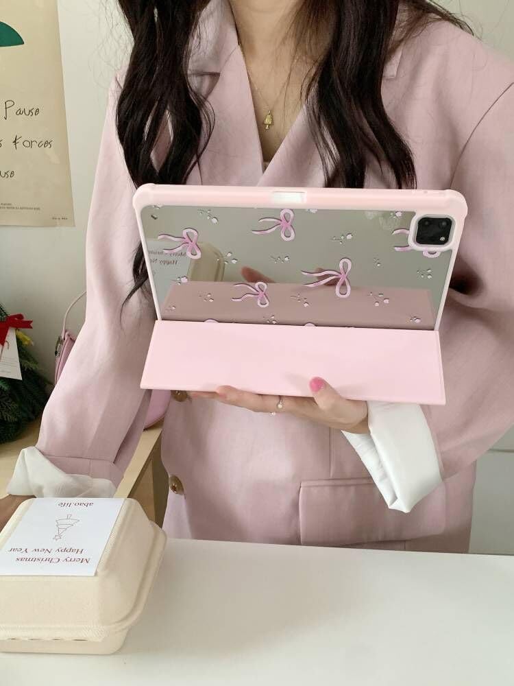 Pink Bow iPad Case – Soft Girl Aesthetic