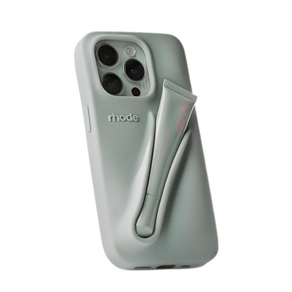 Apple iPhone 14 Pro Max – Silicone Phone Cover with Built-in Lip Tint Holder