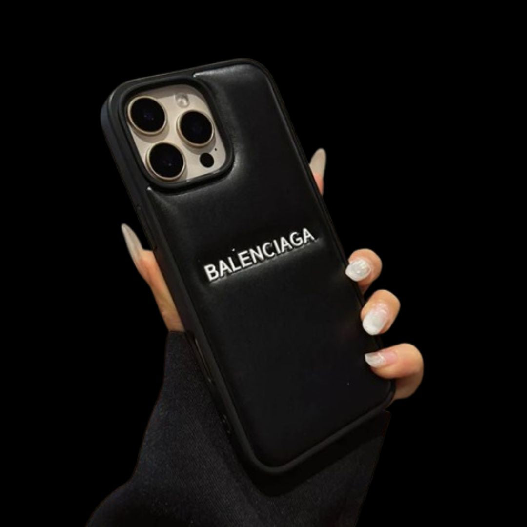Apple iPhone 16 / Pro / Pro Max – Original Brand Puff Leather Back Case & Cover
