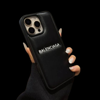 Apple iPhone 16 / Pro / Pro Max – Original Brand Puff Leather Back Case & Cover