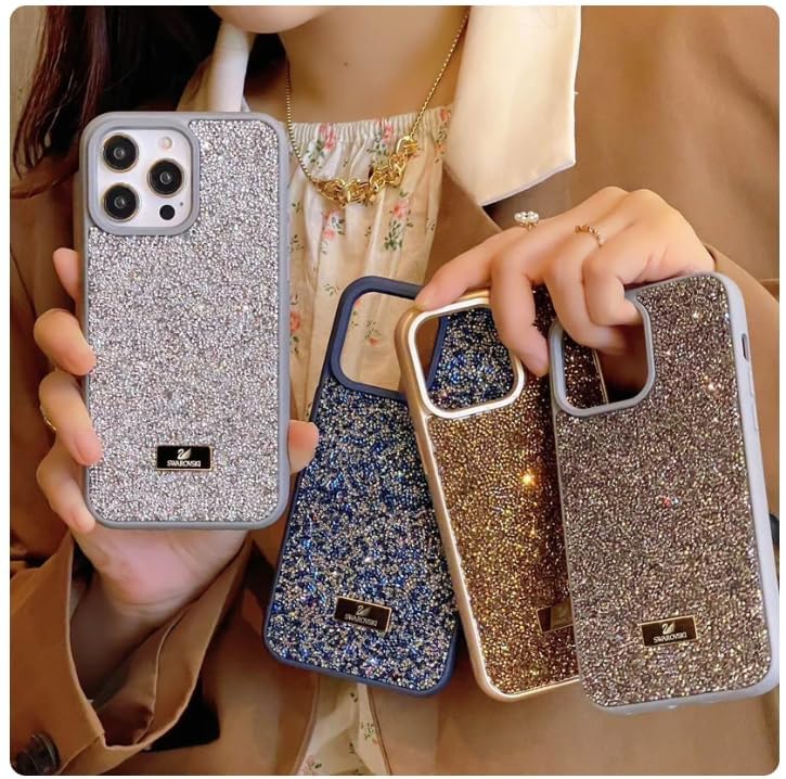 Swarovski Crystal Diamond Case | Luxury Glitter Shockproof Cover