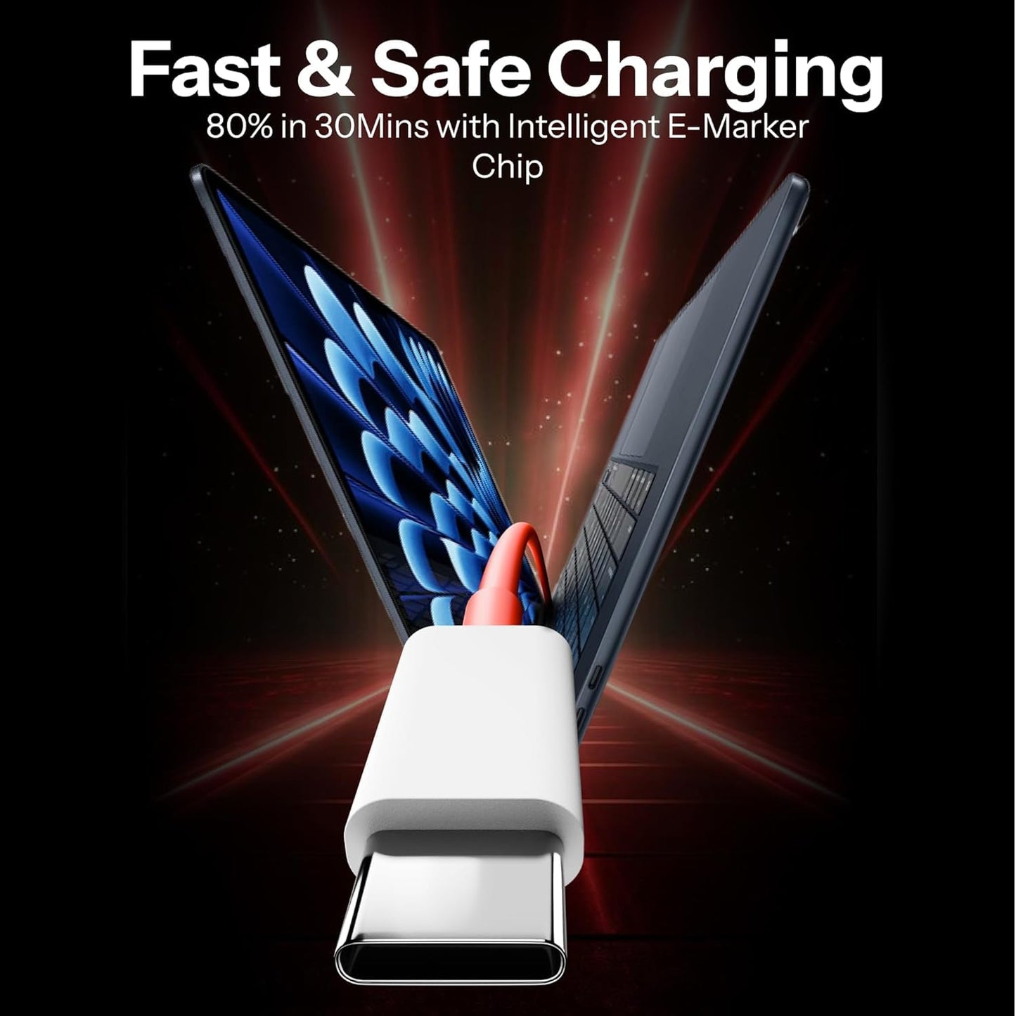 SUPERVOOC fast charging Type C Cable - 120W