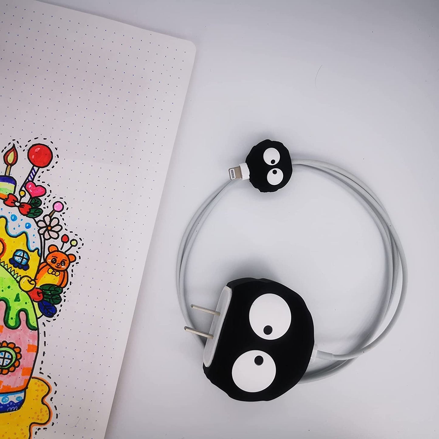Cute Cartoon Character - iPhone Charger Case