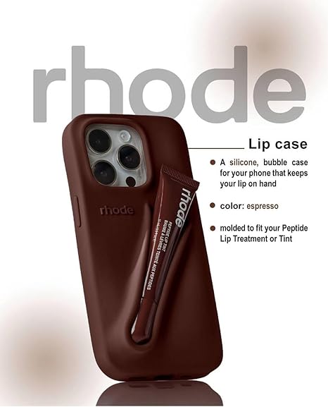 Apple iPhone 17 / Air / Pro / Pro Max – Silicone Phone Cover with Built-in Lip Tint Holder