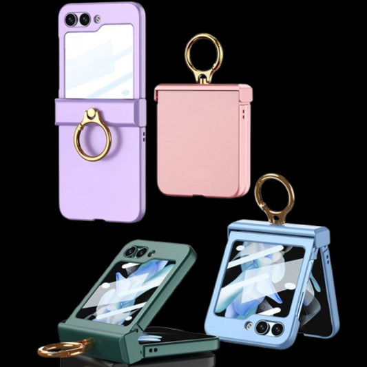 Galaxy Z Flip 5 – Hinge Box Ring Cover & Case