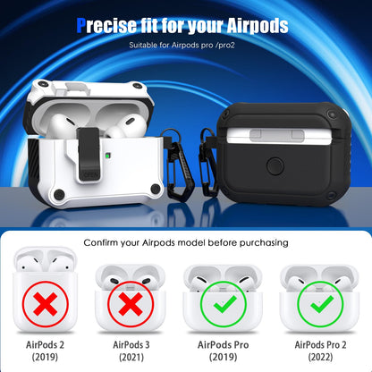 Security Lock Wireless Charging - Protective Airpods Case