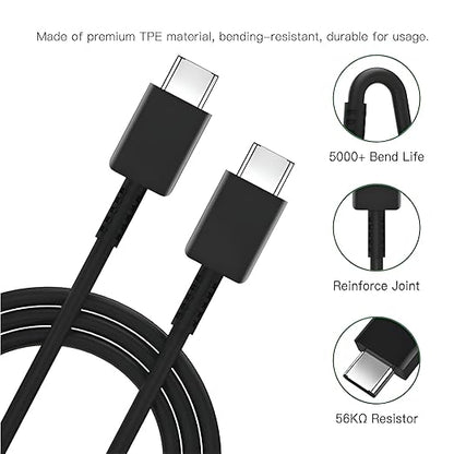 Type C to C Fast Charging Cable - 5 AMP