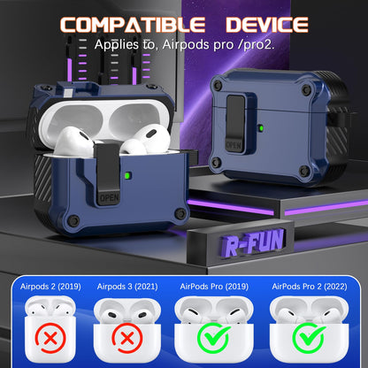 Security Lock Wireless Charging - Protective Airpods Case