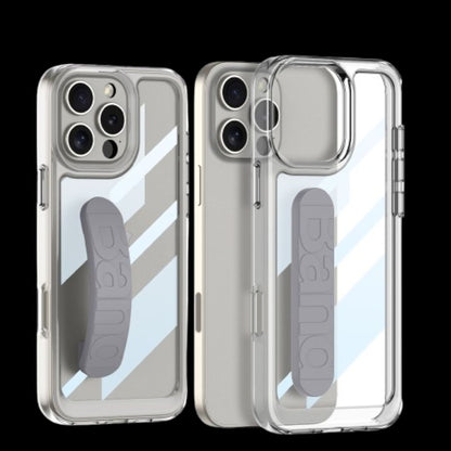 Apple iPhone 16 / Plus / Pro / Pro Max – Transparent with Wrist Band Cover & Case